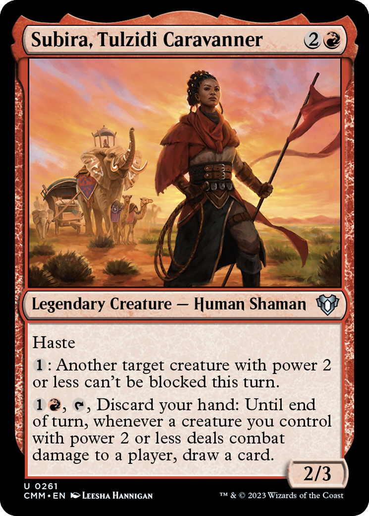 Subira, Tulzidi Caravanner [Commander Masters] | Tables and Towers