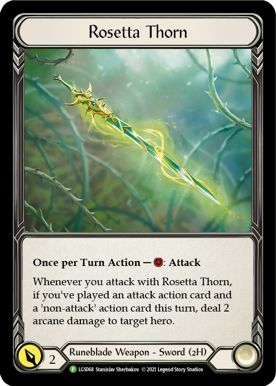 Rosetta Thorn [LGS068] (Promo)  Cold Foil | Tables and Towers