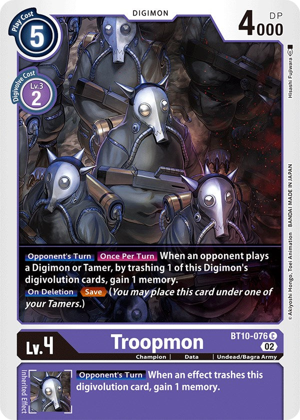 Troopmon [BT10-076] [Xros Encounter] | Tables and Towers