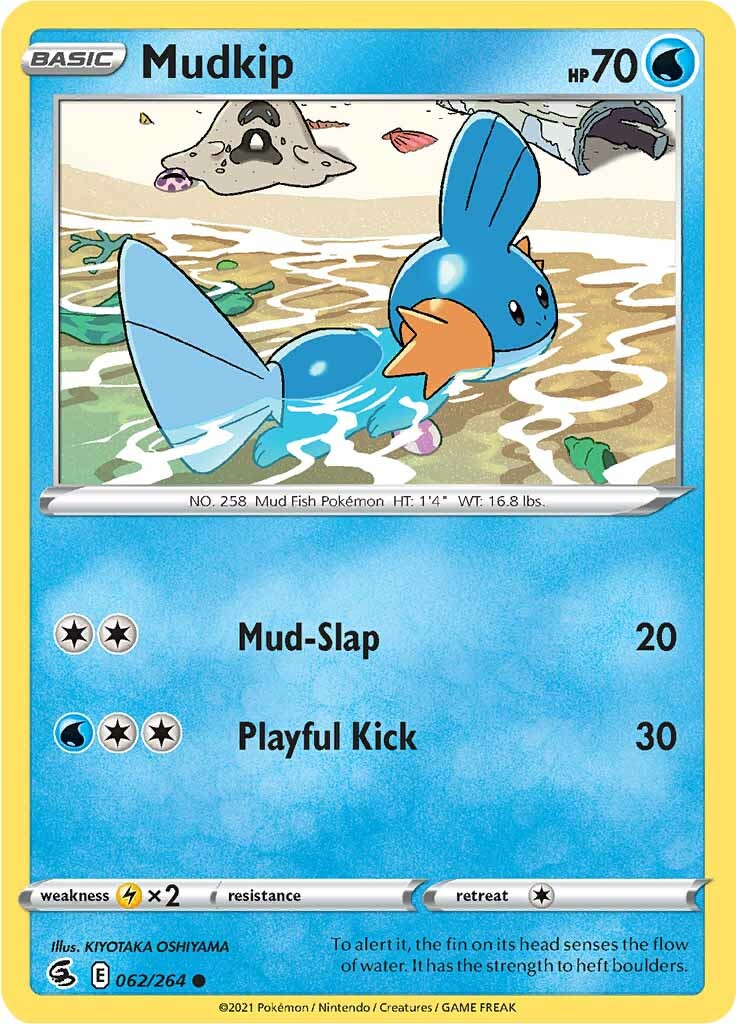 Mudkip (062/264) [Sword & Shield: Fusion Strike] | Tables and Towers