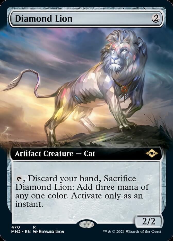 Diamond Lion (Extended Art) [Modern Horizons 2] | Tables and Towers