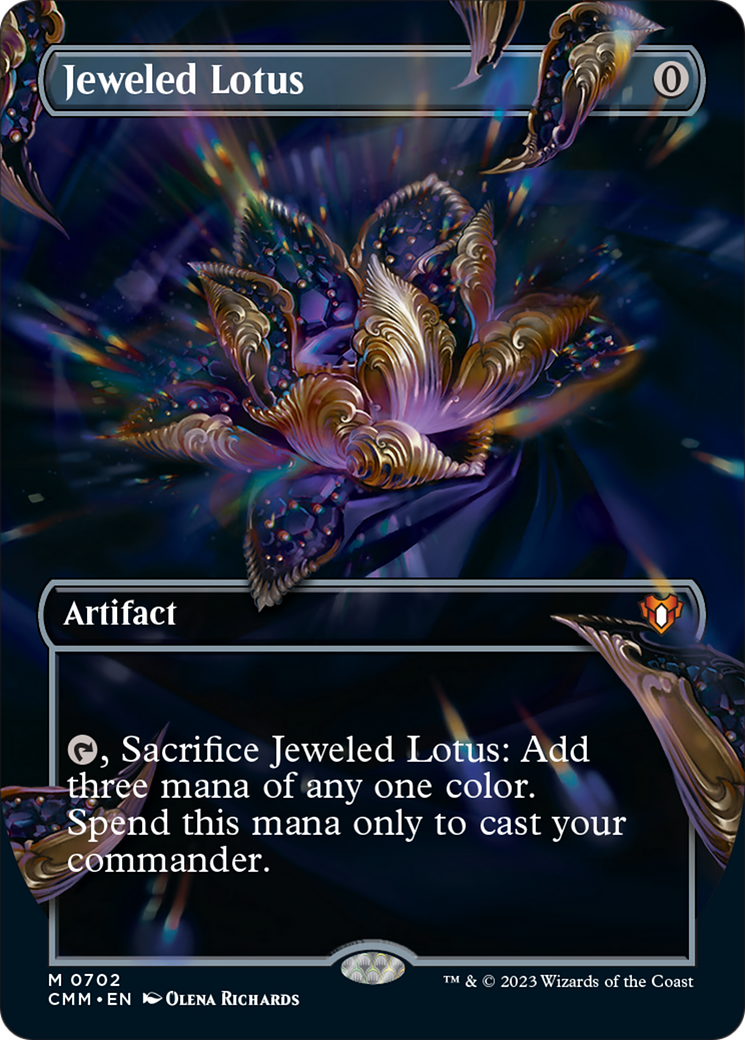 Jeweled Lotus (Borderless Frame Break) [Commander Masters] | Tables and Towers