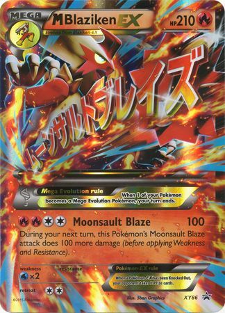 M Blaziken EX (XY86) (Jumbo Card) [XY: Black Star Promos] | Tables and Towers