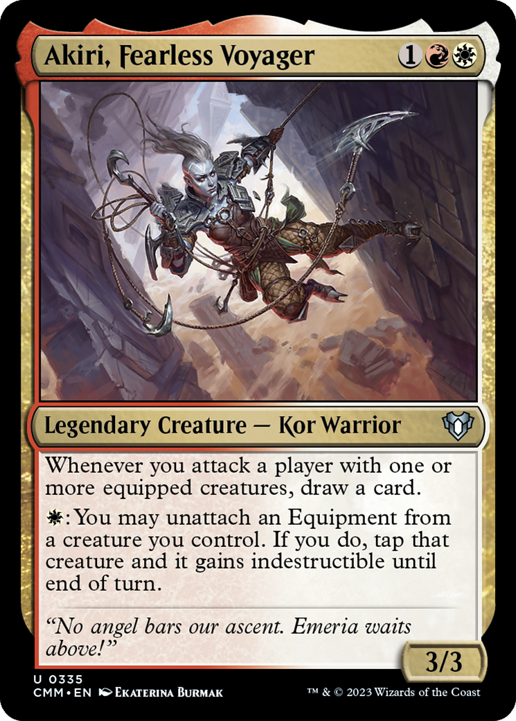 Akiri, Fearless Voyager [Commander Masters] | Tables and Towers