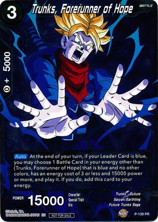 Trunks, Forerunner of Hope (P-139) [Promotion Cards] | Tables and Towers