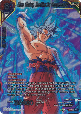 Son Goku, Instincts Surpassed (P-198) [Promotion Cards] | Tables and Towers