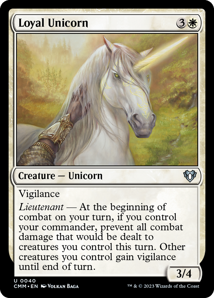 Loyal Unicorn [Commander Masters] | Tables and Towers