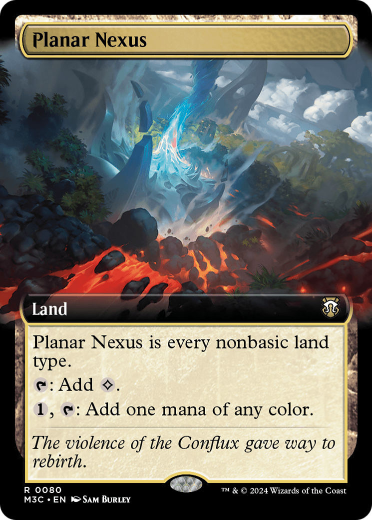 Planar Nexus (Extended Art) (Ripple Foil) [Modern Horizons 3 Commander] | Tables and Towers