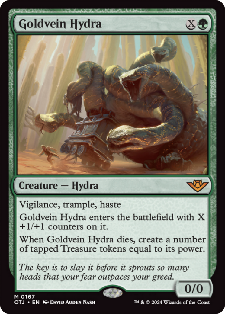 Goldvein Hydra [Outlaws of Thunder Junction] | Tables and Towers