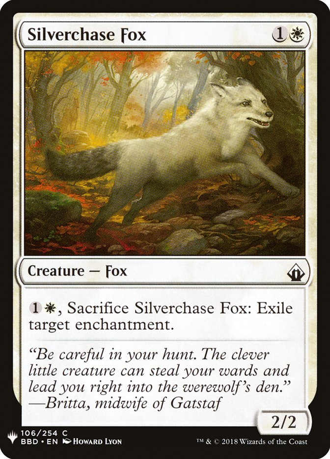 Silverchase Fox [Mystery Booster] | Tables and Towers