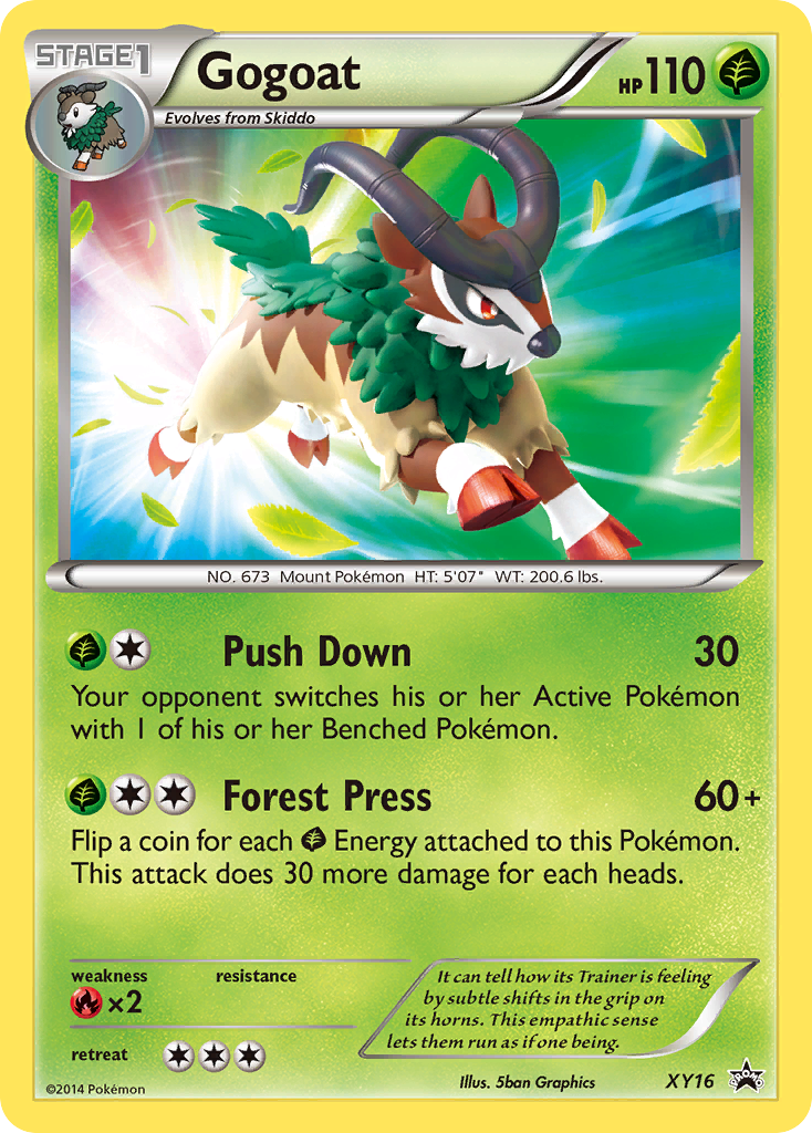 Gogoat (XY16) [XY: Black Star Promos] | Tables and Towers