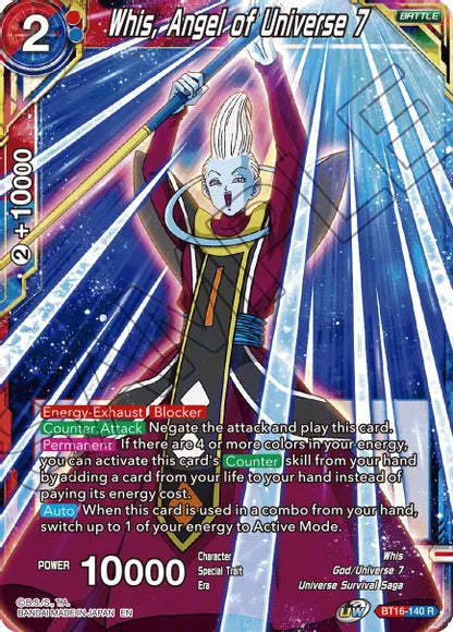 Whis, Angel of Universe 7 (BT16-140) [Realm of the Gods] | Tables and Towers