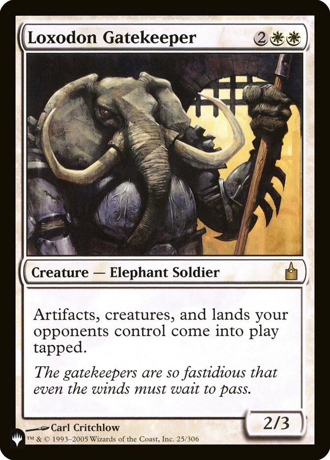 Loxodon Gatekeeper [The List] | Tables and Towers