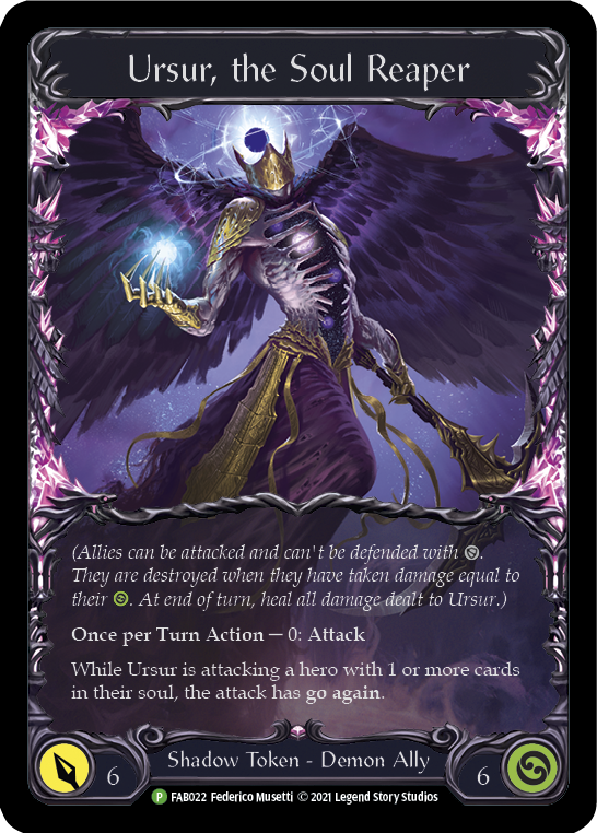 Ursur, the Soul Reaper [FAB022] (Promo)  Cold Foil | Tables and Towers