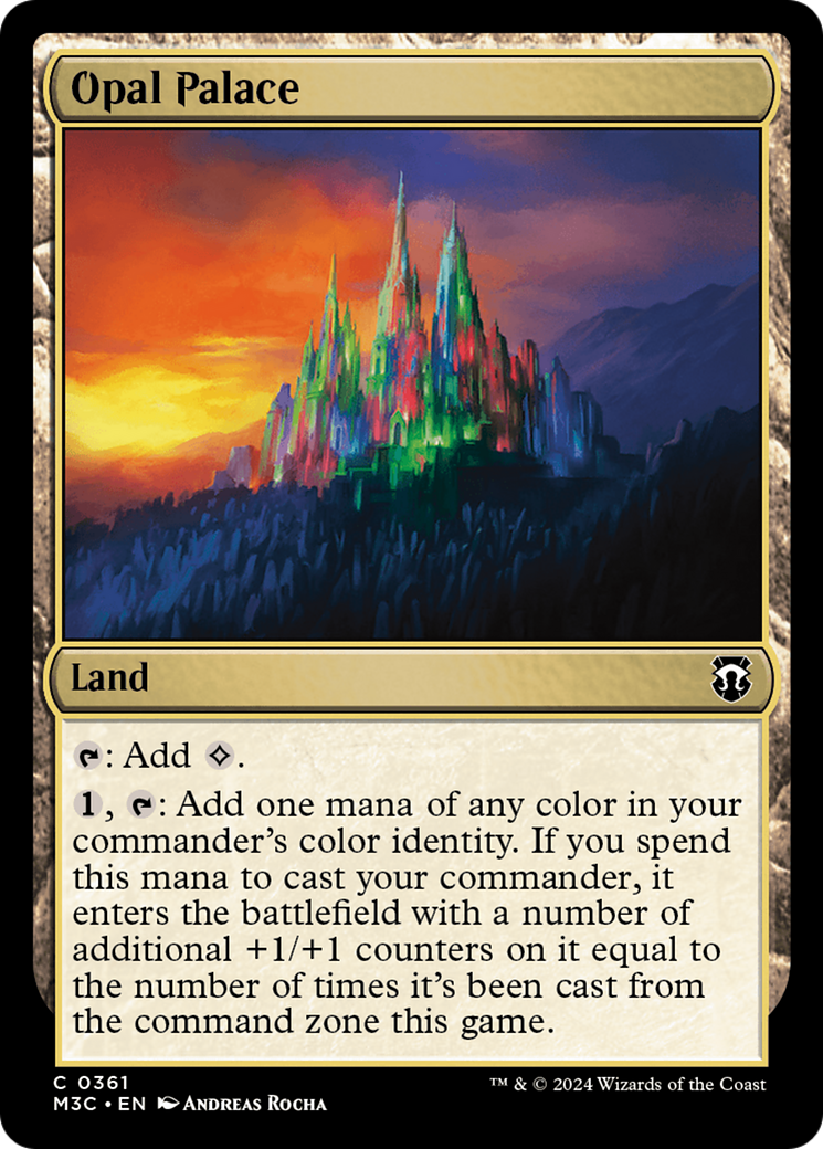 Opal Palace (Ripple Foil) [Modern Horizons 3 Commander] | Tables and Towers