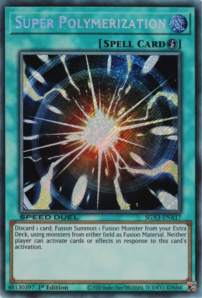 Super Polymerization [SGX3-ENA17] Secret Rare | Tables and Towers