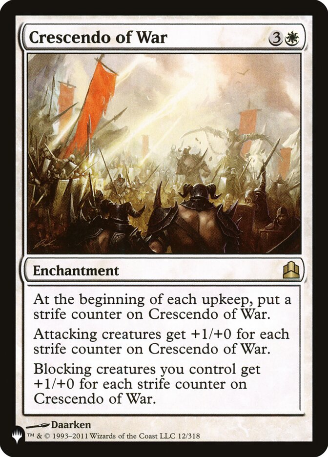 Crescendo of War [The List] | Tables and Towers