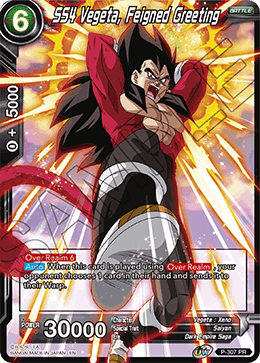 SS4 Vegeta, Feigned Greeting (P-307) [Tournament Promotion Cards] | Tables and Towers