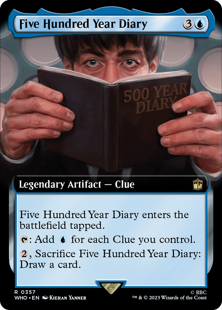 Five Hundred Year Diary (Extended Art) [Doctor Who] | Tables and Towers