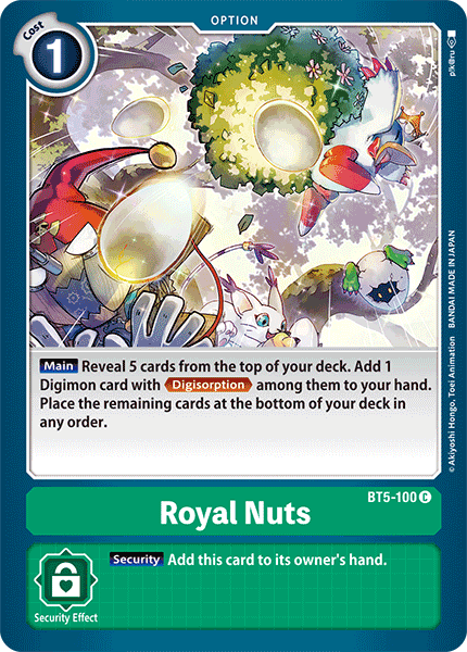 Royal Nuts [BT5-100] [Battle of Omni] | Tables and Towers