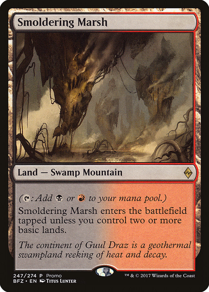 Smoldering Marsh (Promo) [Standard Showdown Promos] | Tables and Towers