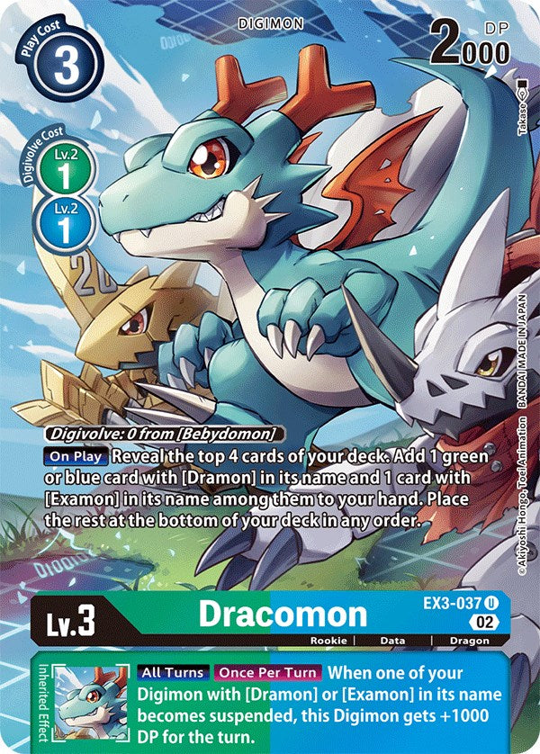 Dracomon [EX3-037] (Alternate Art) [Draconic Roar] | Tables and Towers