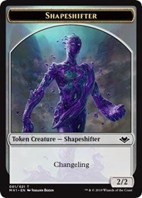 Shapeshifter (001) // Wrenn and Six Emblem (021) Double-Sided Token [Modern Horizons Tokens] | Tables and Towers