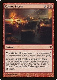 Comet Storm (Oversized) [Oversize Cards] | Tables and Towers