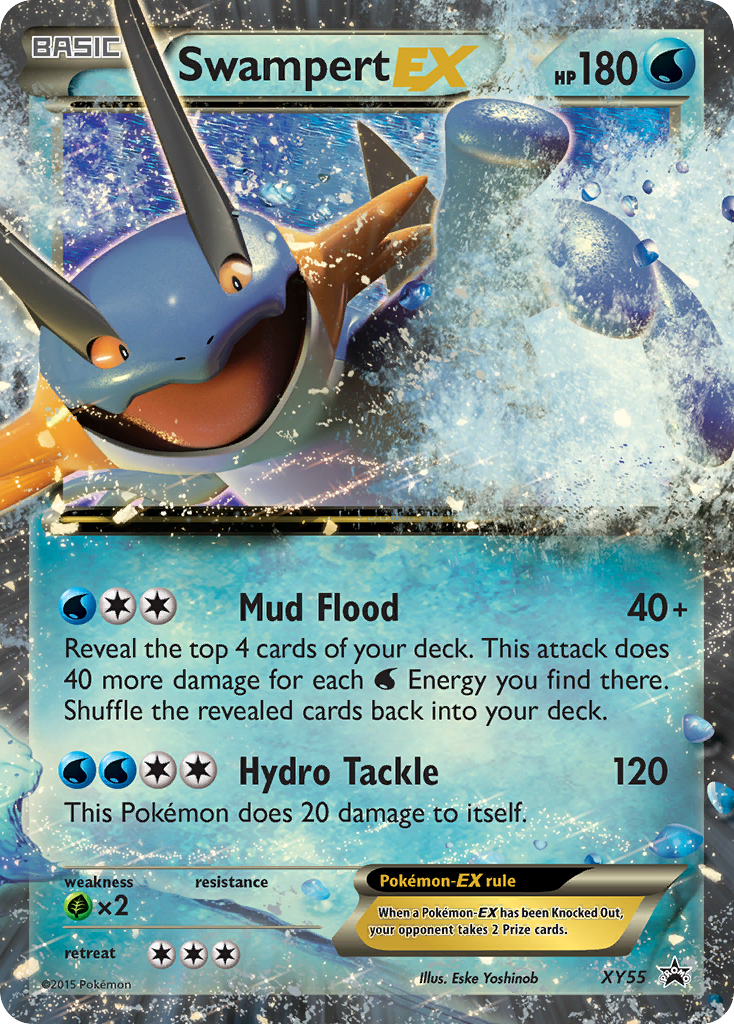 Swampert EX (XY55) [XY: Black Star Promos] | Tables and Towers