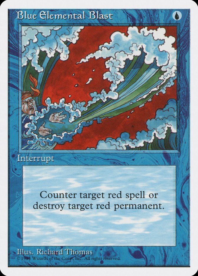 Blue Elemental Blast [Media Promos] | Tables and Towers