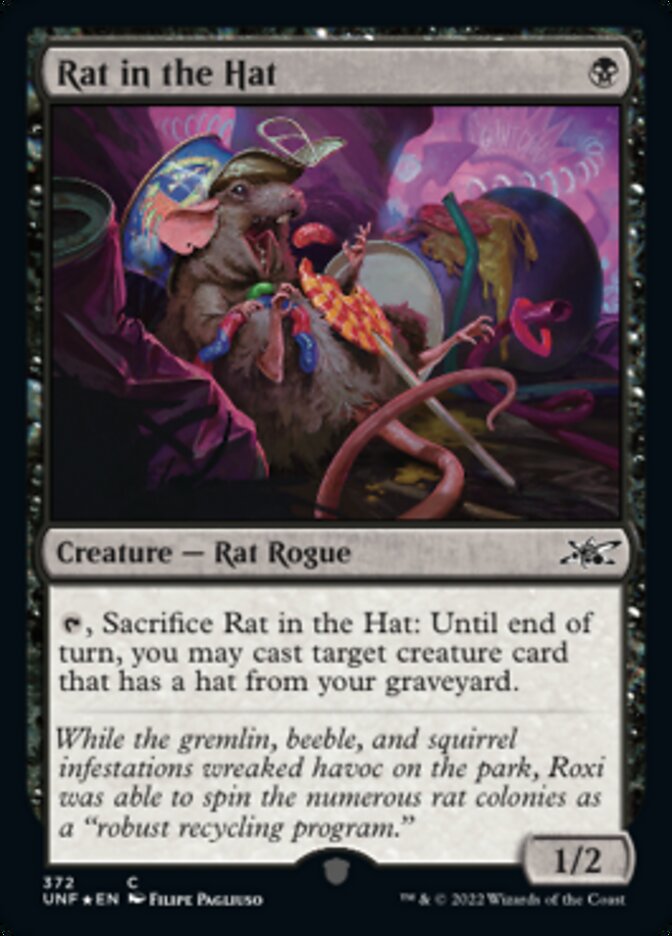 Rat in the Hat (Galaxy Foil) [Unfinity] | Tables and Towers