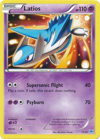 Latios (13/30) [XY: Trainer Kit 2 - Latios] | Tables and Towers