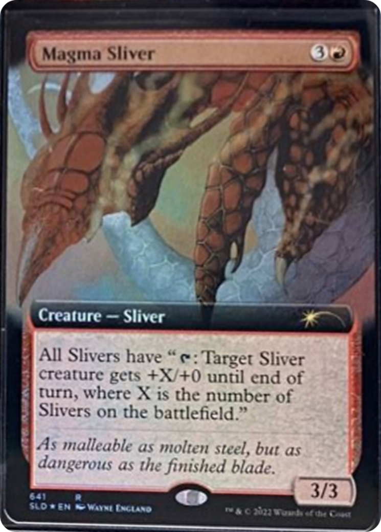 Magma Sliver (Extended Art) [Secret Lair Drop Series] | Tables and Towers