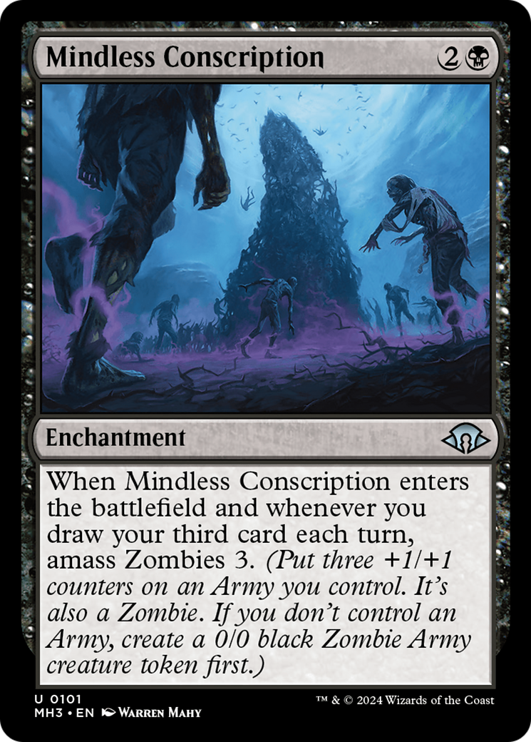 Mindless Conscription [Modern Horizons 3] | Tables and Towers