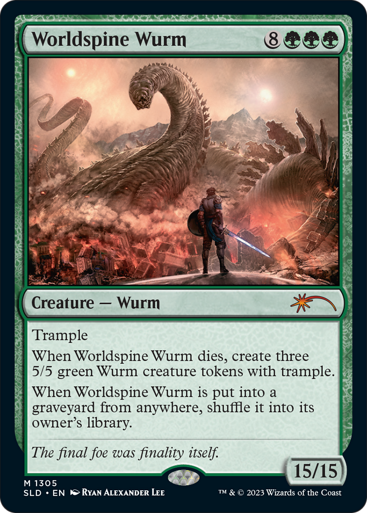 Worldspine Wurm [Secret Lair Drop Series] | Tables and Towers