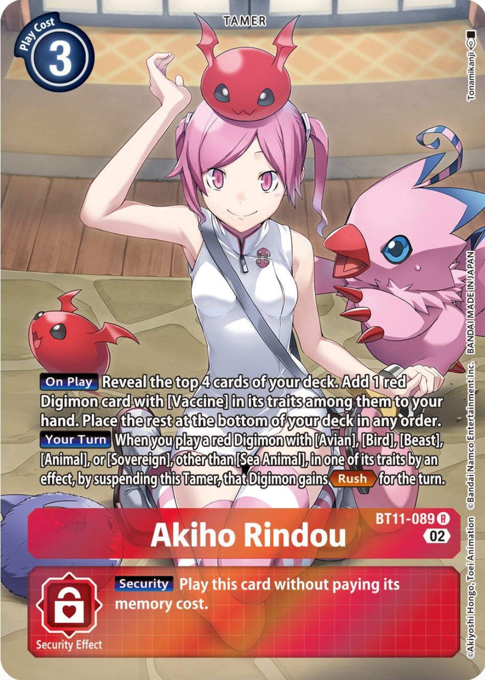 Akiho Rindou [BT11-089] (Alternate Art) [Dimensional Phase] | Tables and Towers