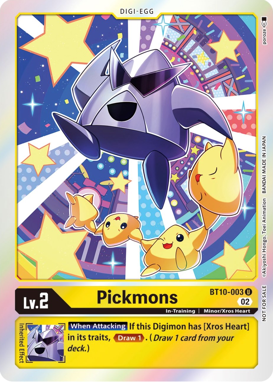 Pickmons [BT10-003] (Official Tournament Pack Vol.8) [Xros Encounter Promos] | Tables and Towers