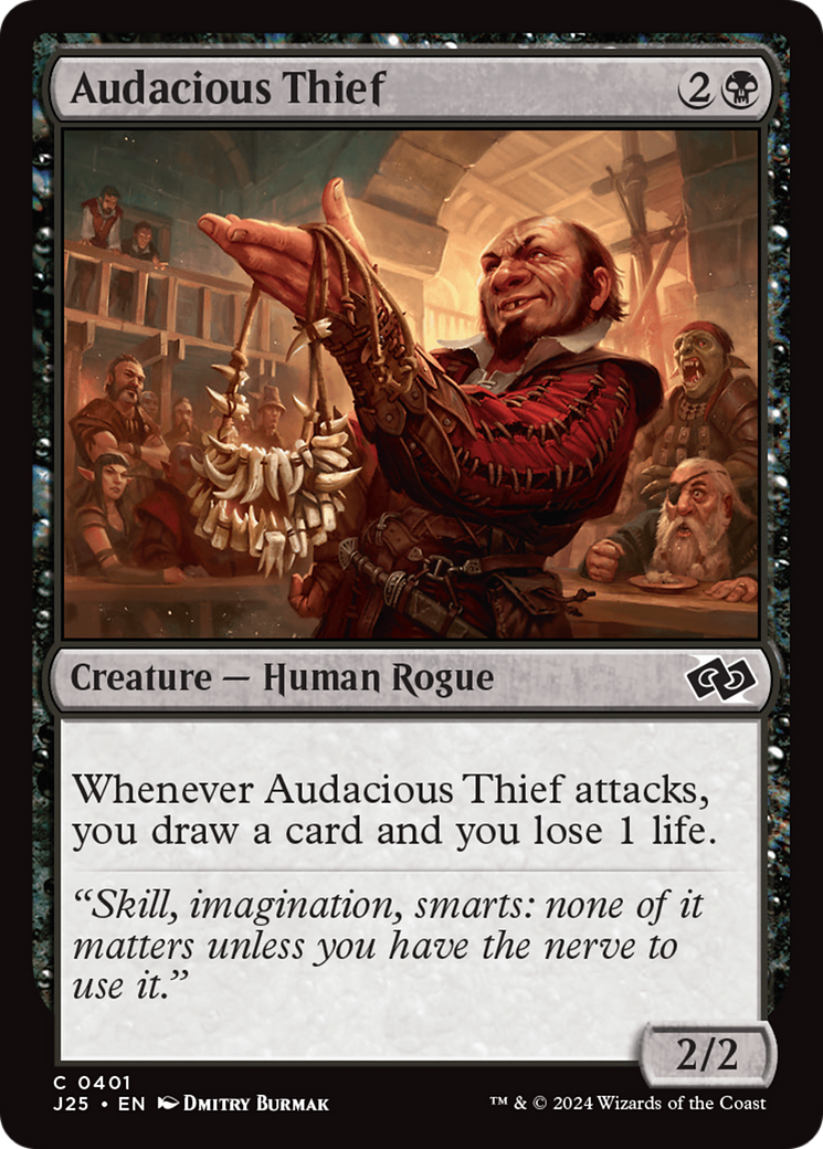 Audacious Thief [Foundations Jumpstart] | Tables and Towers