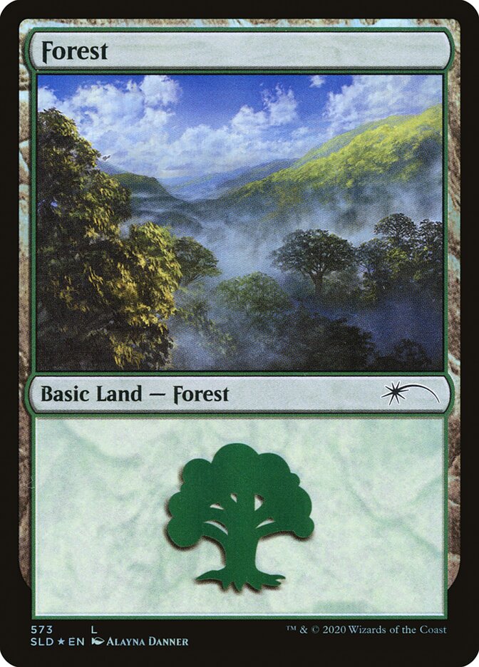 Forest (Lands) (573) [Secret Lair Drop Promos] | Tables and Towers