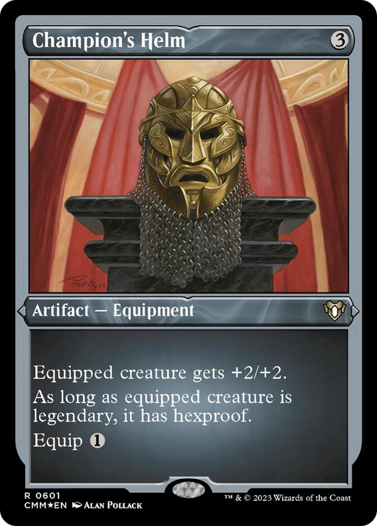 Champion's Helm (Foil Etched) [Commander Masters] | Tables and Towers