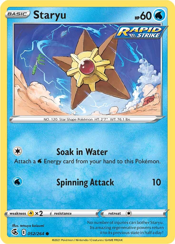 Staryu (052/264) [Sword & Shield: Fusion Strike] | Tables and Towers