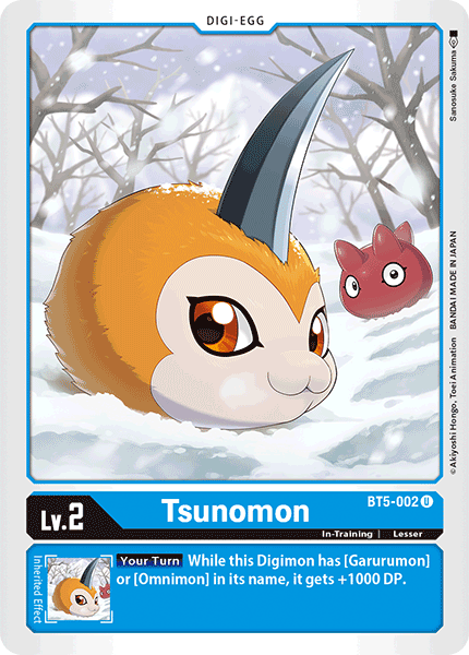 Tsunomon [BT5-002] [Battle of Omni] | Tables and Towers