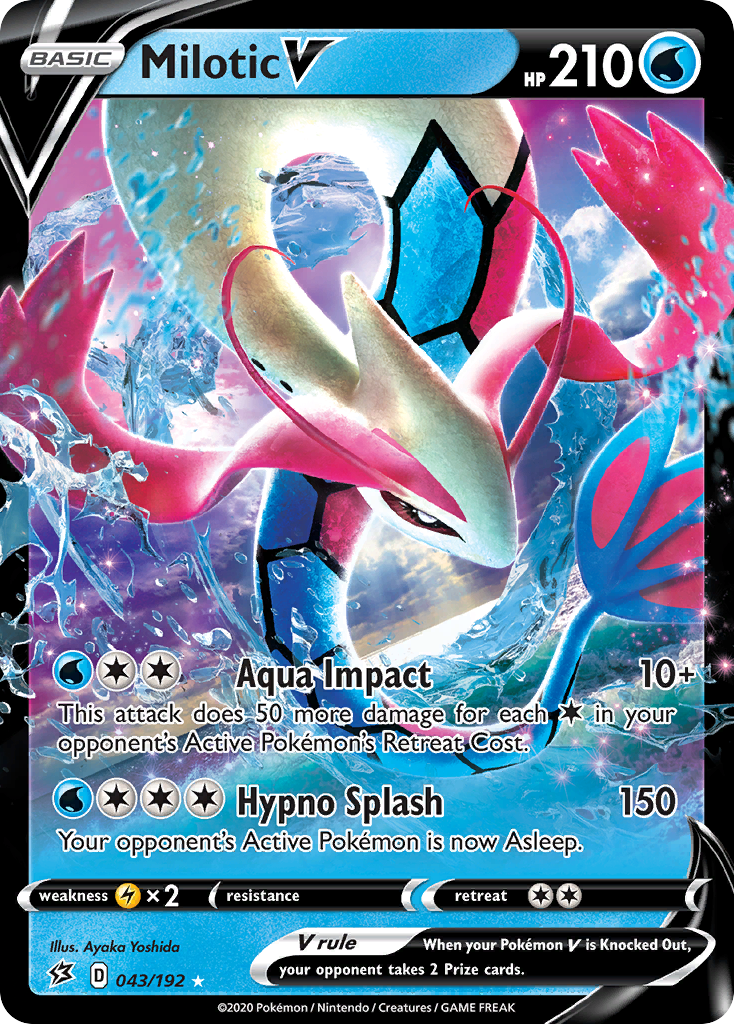 Milotic V (043/192) [Sword & Shield: Rebel Clash] | Tables and Towers