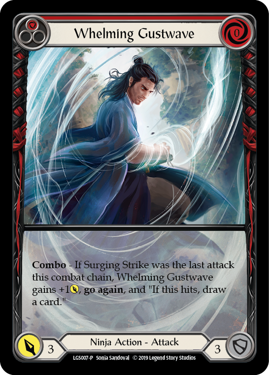 Whelming Gustwave (Red) [LGS007-P] (Promo)  1st Edition Normal | Tables and Towers