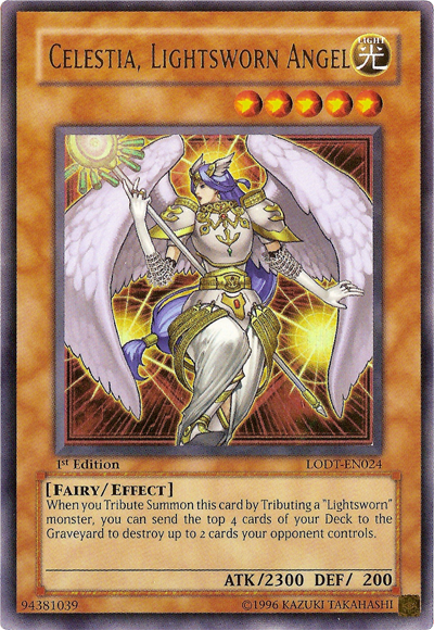 Celestia, Lightsworn Angel [LODT-EN024] Ultra Rare | Tables and Towers