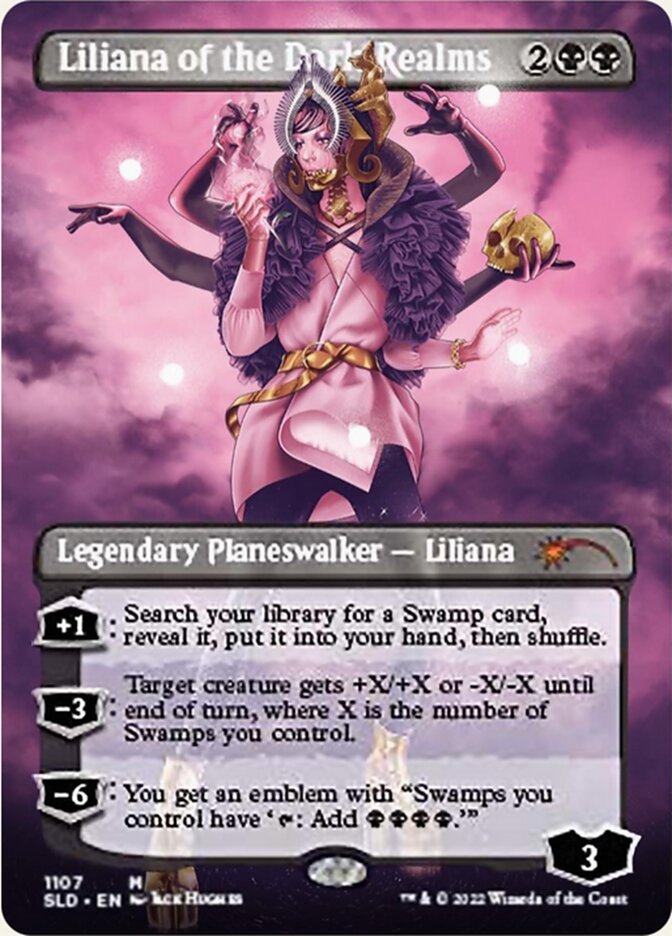 Liliana of the Dark Realms (Borderless) [Secret Lair Drop Series] | Tables and Towers