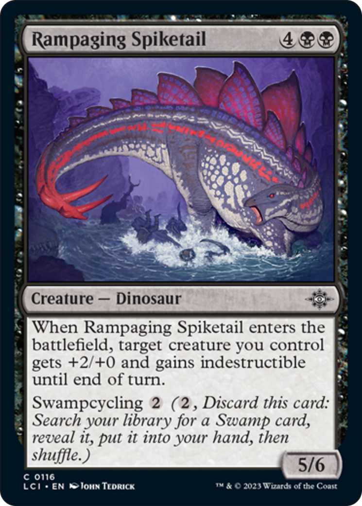 Rampaging Spiketail [The Lost Caverns of Ixalan] | Tables and Towers