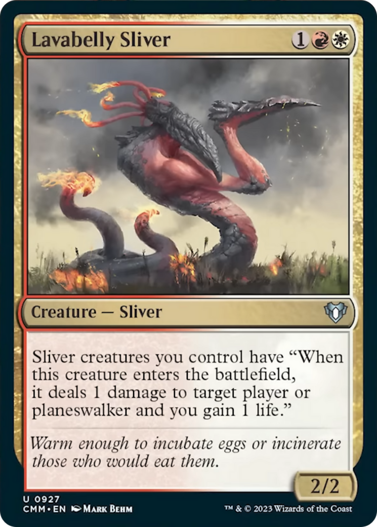 Lavabelly Sliver [Commander Masters] | Tables and Towers