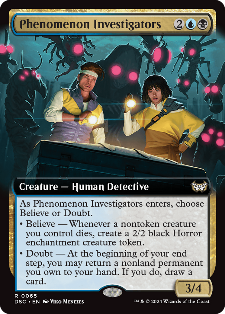 Phenomenon Investigators (Extended Art) [Duskmourn: House of Horror Commander] | Tables and Towers