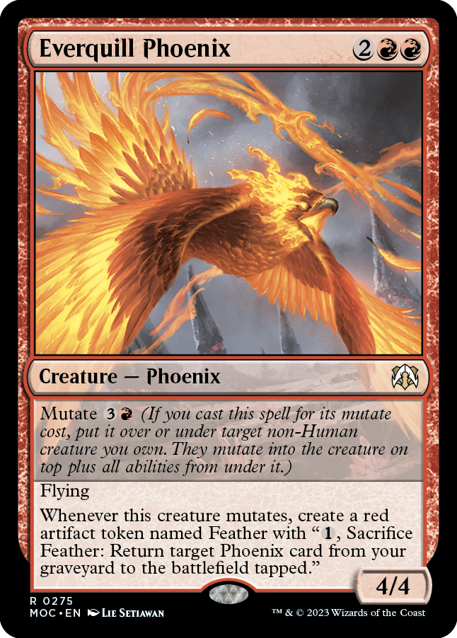 Everquill Phoenix [March of the Machine Commander] | Tables and Towers